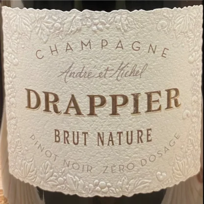 3x Champagne Drappier Brut Nature Zéro Dosage